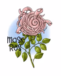 KYLSKÅPSMAGNET: Maskros (Den Alternativa Djurparken)