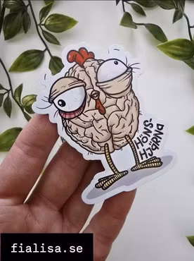 KYLSKÅPSMAGNET: Hönshjärna (Den Alternativa Djurparken)