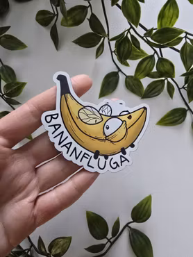 KYLSKÅPSMAGNET: BANANFLUGA (Den Alternativa Djurparken)