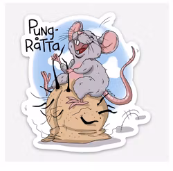 KYLSKÅPSMAGNET: Pungråtta (Den Alternativa Djurparken)