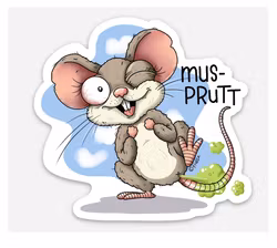 KYLSKÅPSMAGNET: Musprutt (Den Alternativa Djurparken)