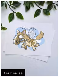 VYKORT: Hästfluga (Den Alternativa Djurparken)