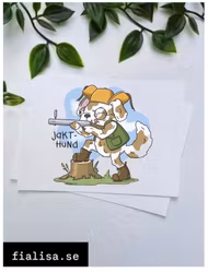 VYKORT: Jakthund (Den Alternativa Djurparken)