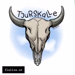FROSTAD LJUSLYKTA: Tjurskalle (Den Alternativa Djurparken)