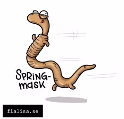 KYLSKÅPSMAGNET: Springmasken Sture (Den Alternativa Djurparken)