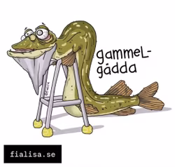 KLISTERMÄRKE: Gammelgädda (Den Alternativa Djurparken)