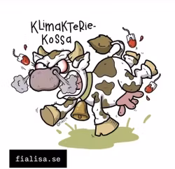 KYLSKÅPSMAGNET: Klimakteriekossa (Den Alternativa Djurparken)