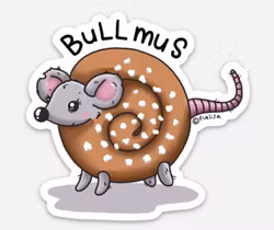 KYLSKÅPSMAGNET: Bullmus (Den Alternativa Djurparken)