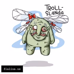 VYKORT: Trollslända (Den Alternativa Djurparken)
