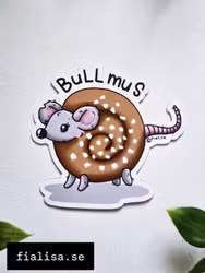 KYLSKÅPSMAGNET: Bullmus (Den Alternativa Djurparken)