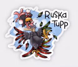 KLISTERMÄRKE: Ruska Tupp (Den Alternativa Djurparken)