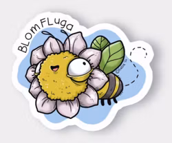 KLISTERMÄRKE: Blomfluga (Den Alternativa Djurparken)