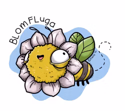 NYCKELRING: Blomfluga (Den Alternativa Djurparken)