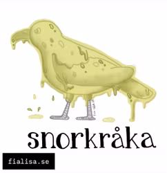 NYCKELRING: Snorkråka (Den Alternativa Djurparken)