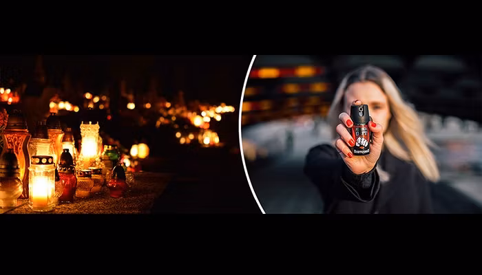 Sandra överfölls på kyrkogården: “utan sprayen hade jag kanske inte varit vid liv I dag”