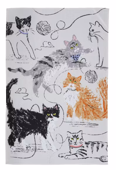 Ulster Weavers kökshandduk / Feline Friends