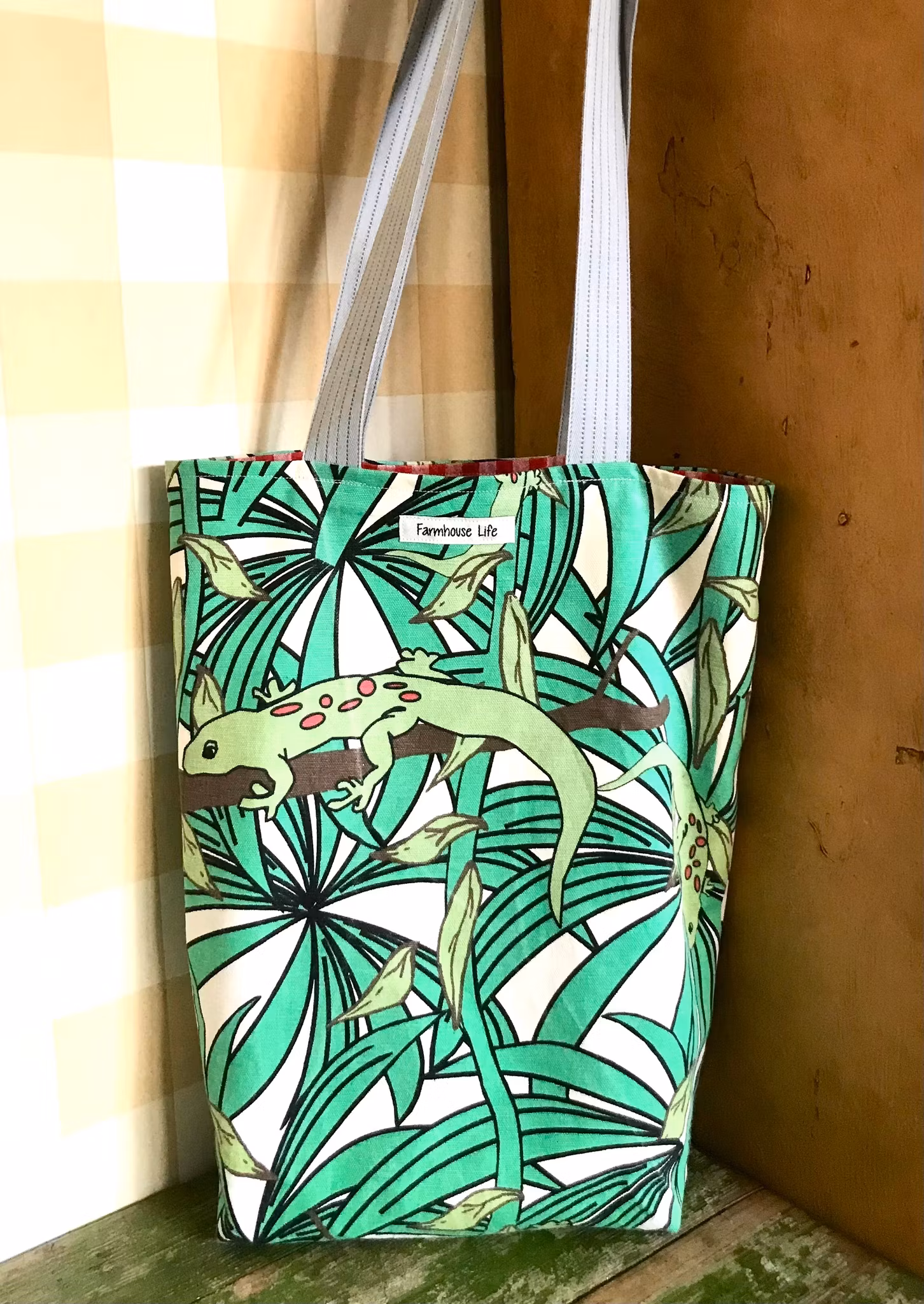 Farmhouse Väska / Lizard tote bag