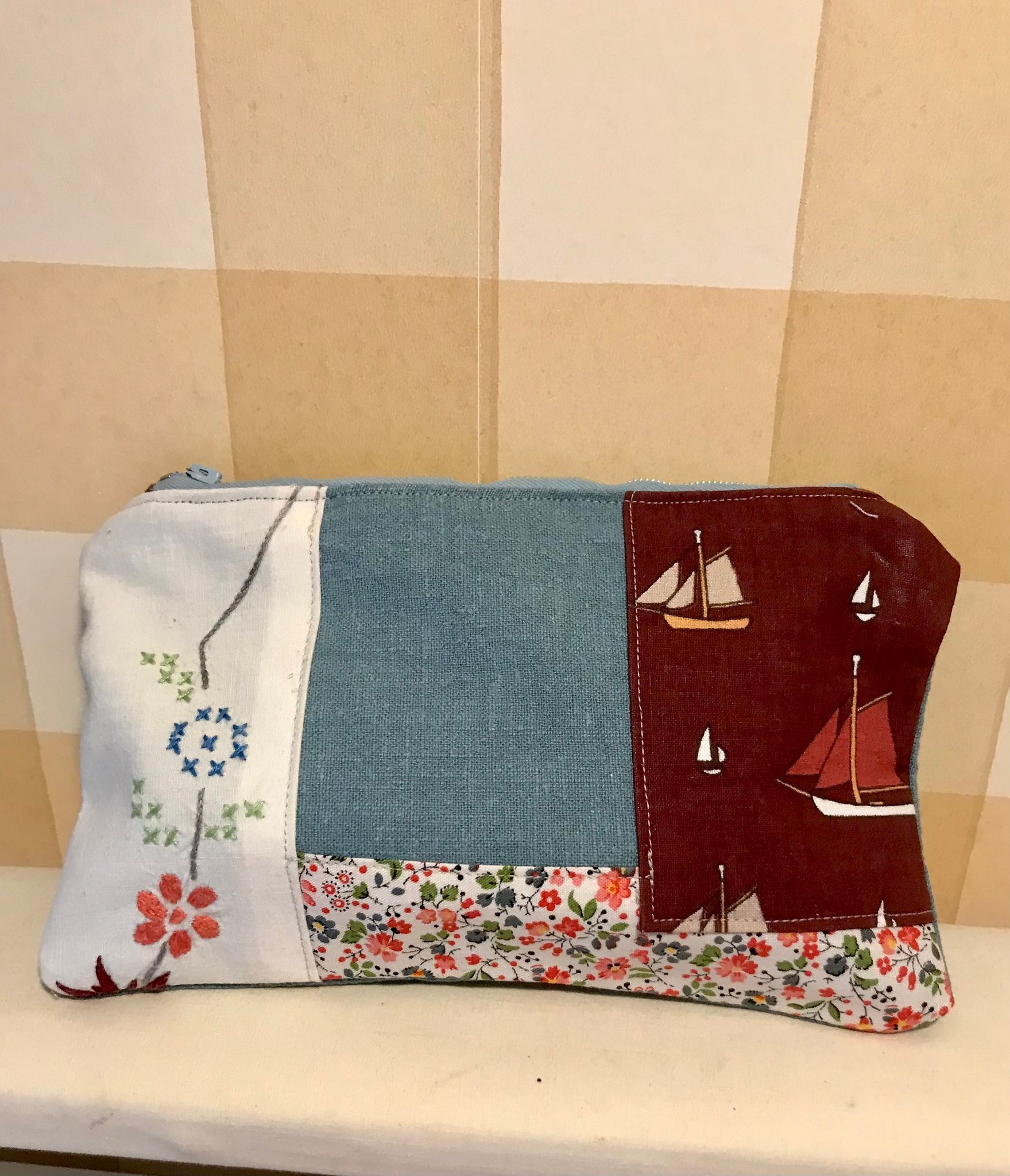 Patchwork Boats väska