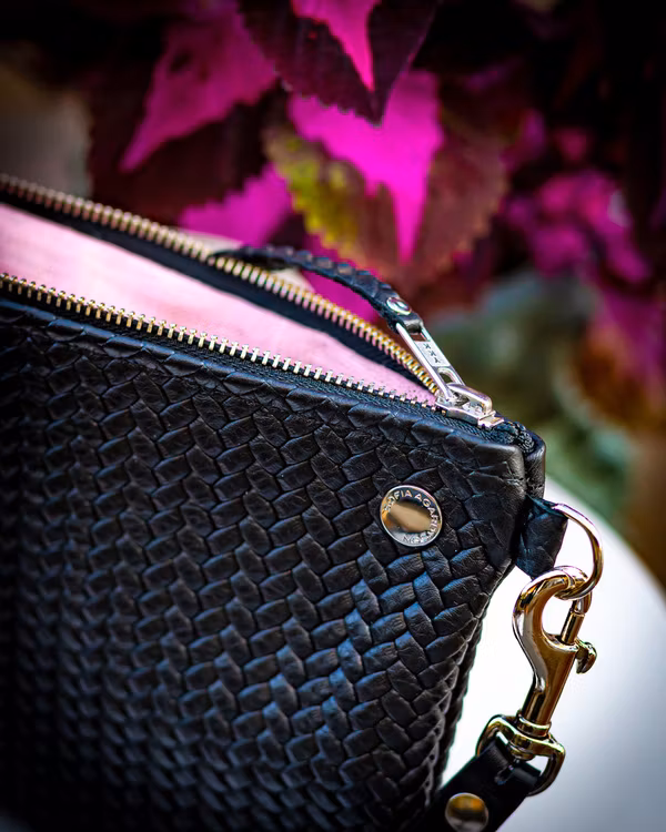 VIP Shoulder Bag - Herringbone Leather