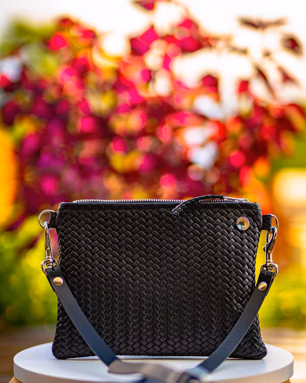VIP Shoulder Bag - Herringbone Leather