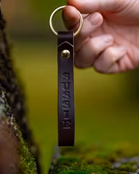 Keyring initial - Nyckelring med personlig text
