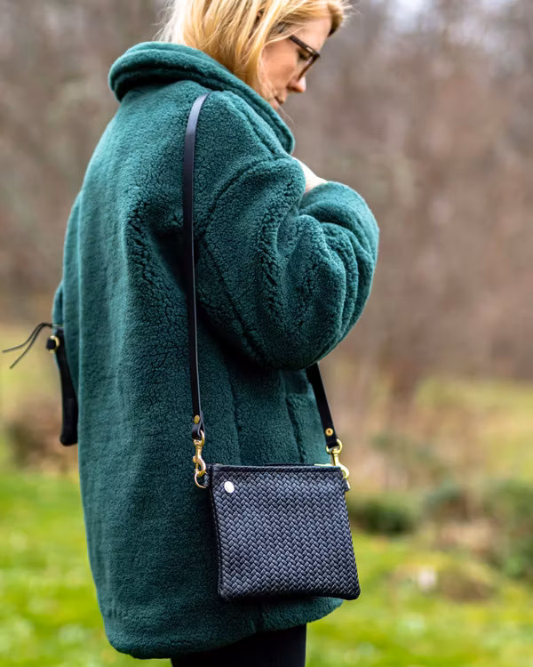 VIP Shoulder Bag - Herringbone Leather
