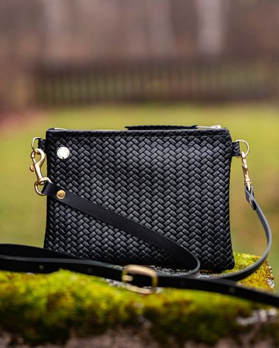 VIP Shoulder Bag - Herringbone Leather