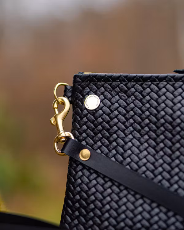 VIP Shoulder Bag - Herringbone Leather