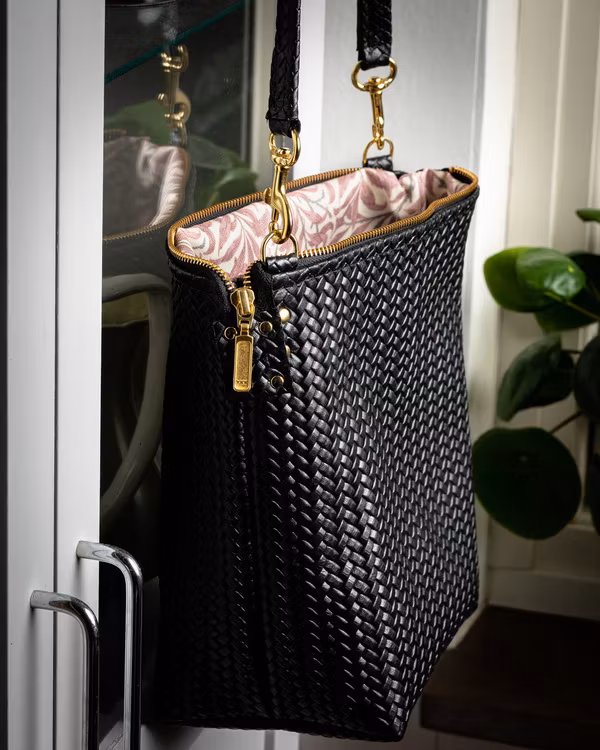 Large Shoulder Bag - Herringbone