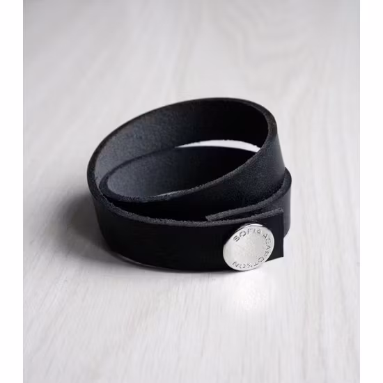 Double Wrap Leather Bracelet
