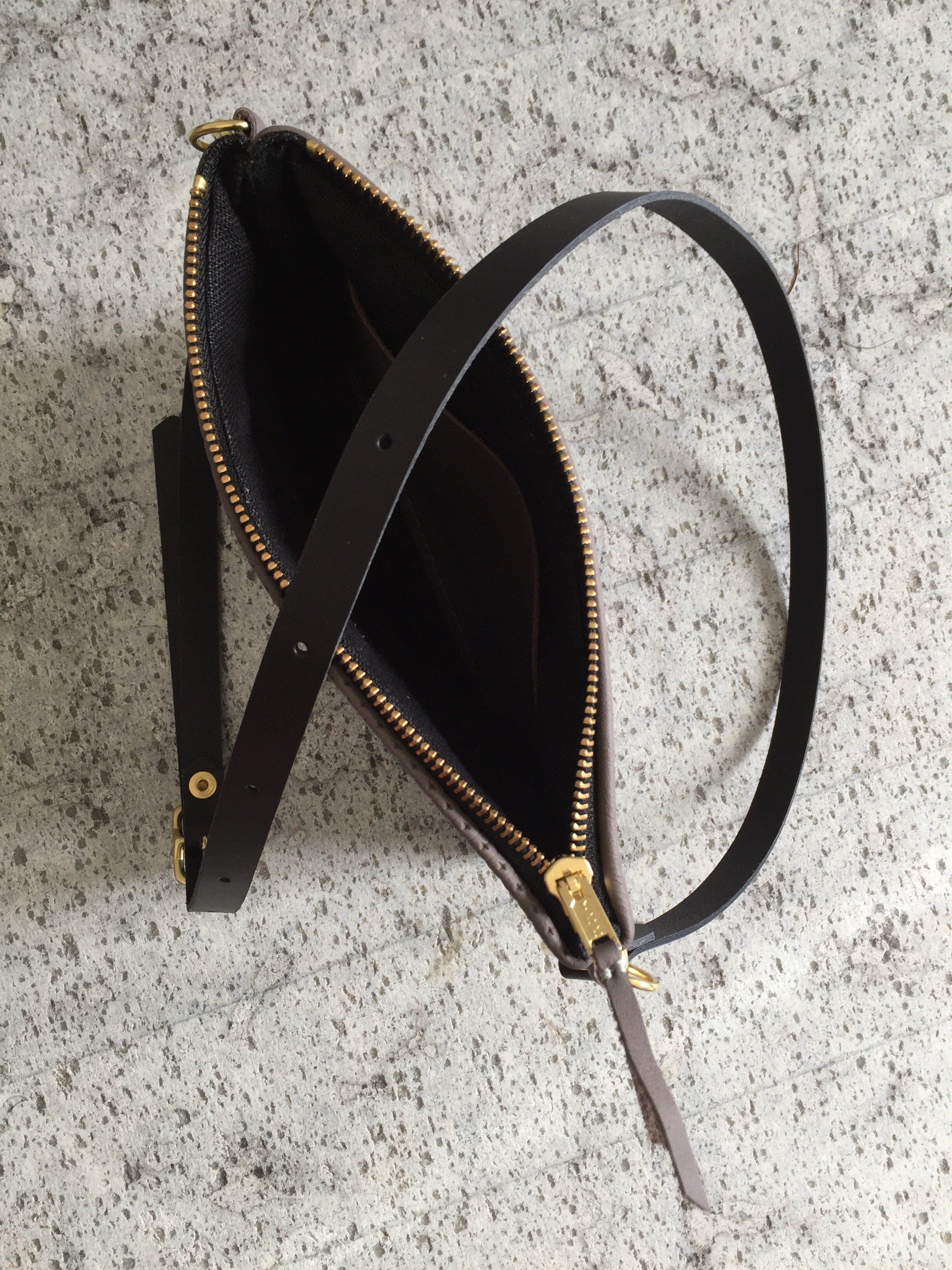 VIP Shoulder Bag - Taupe perforated & Taupe leather