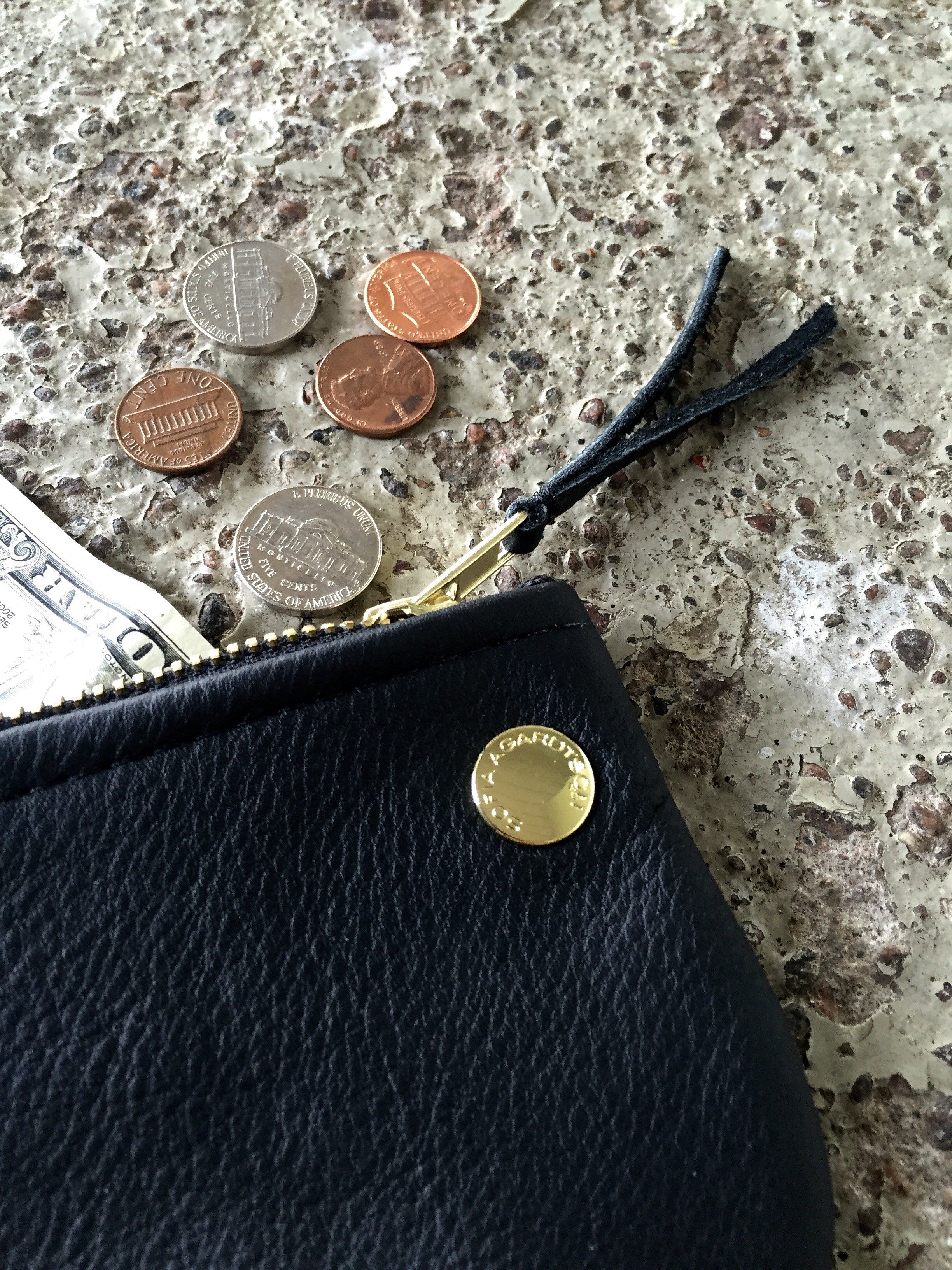 VIP iPhone Wallet - Black Leather