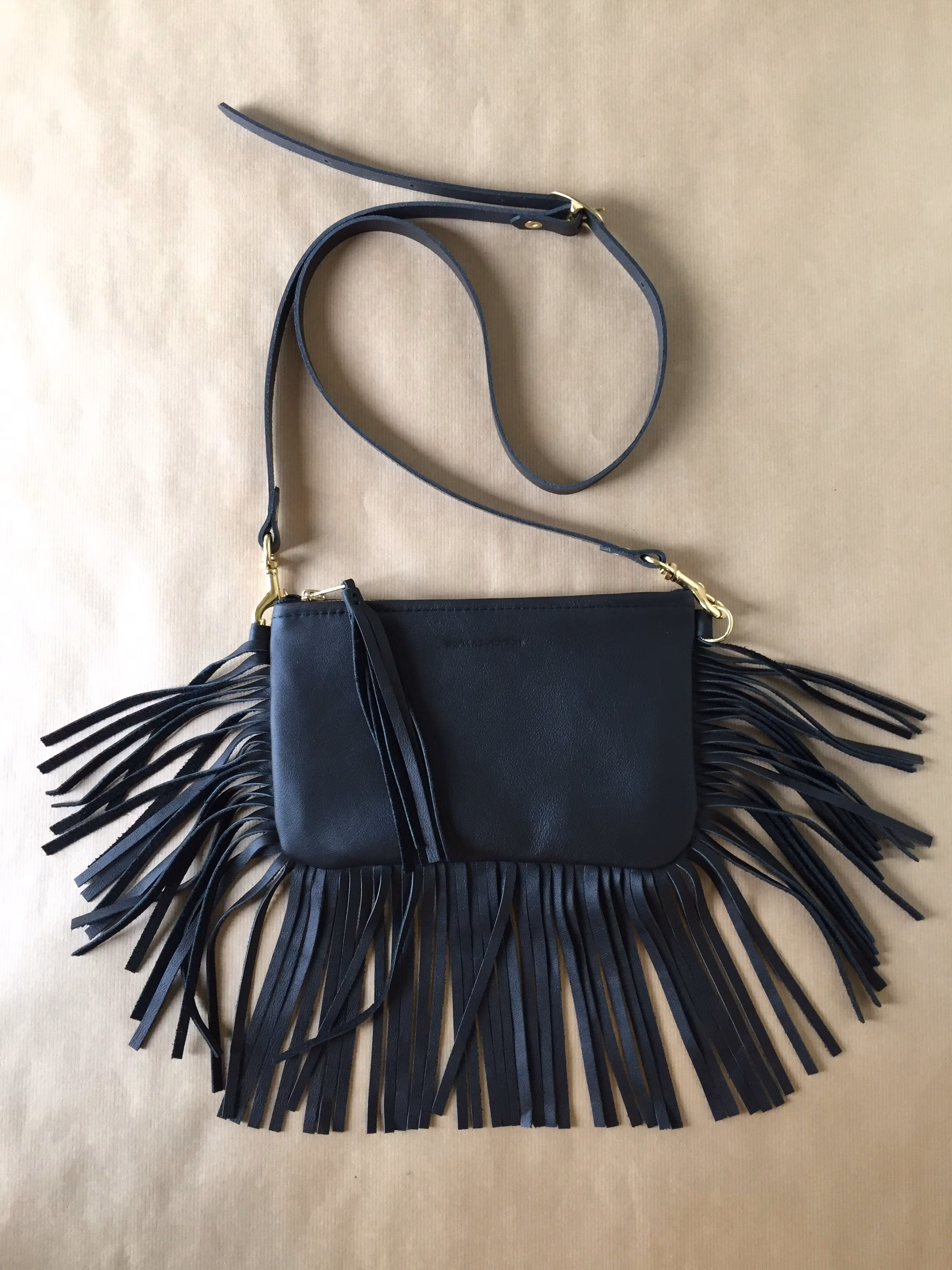 BOHO Shoulder Bag - Black
