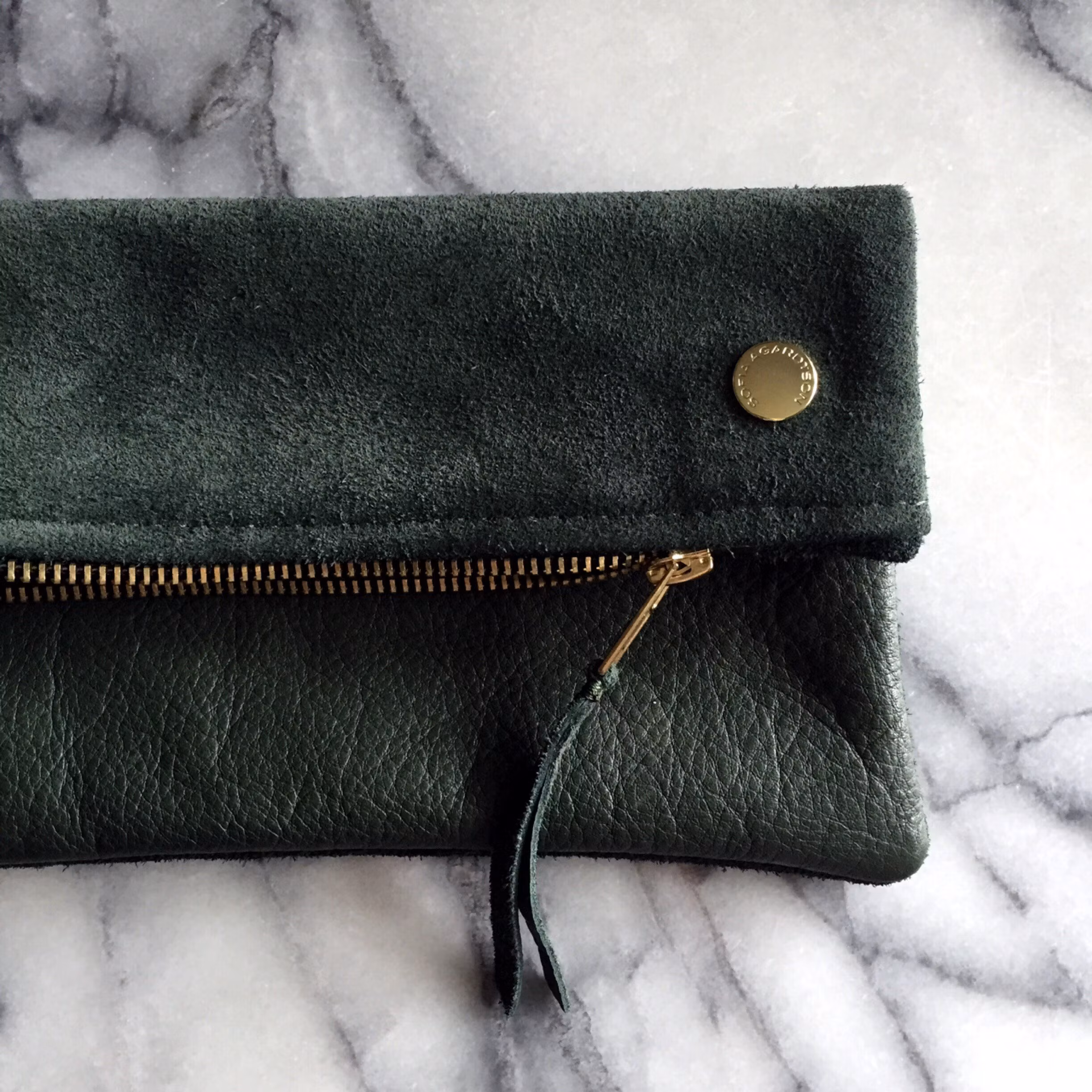 VIP Fold Over Bag - Moss Green