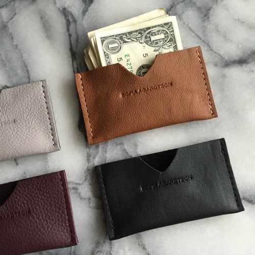 Card Holder - Korthållare i läder