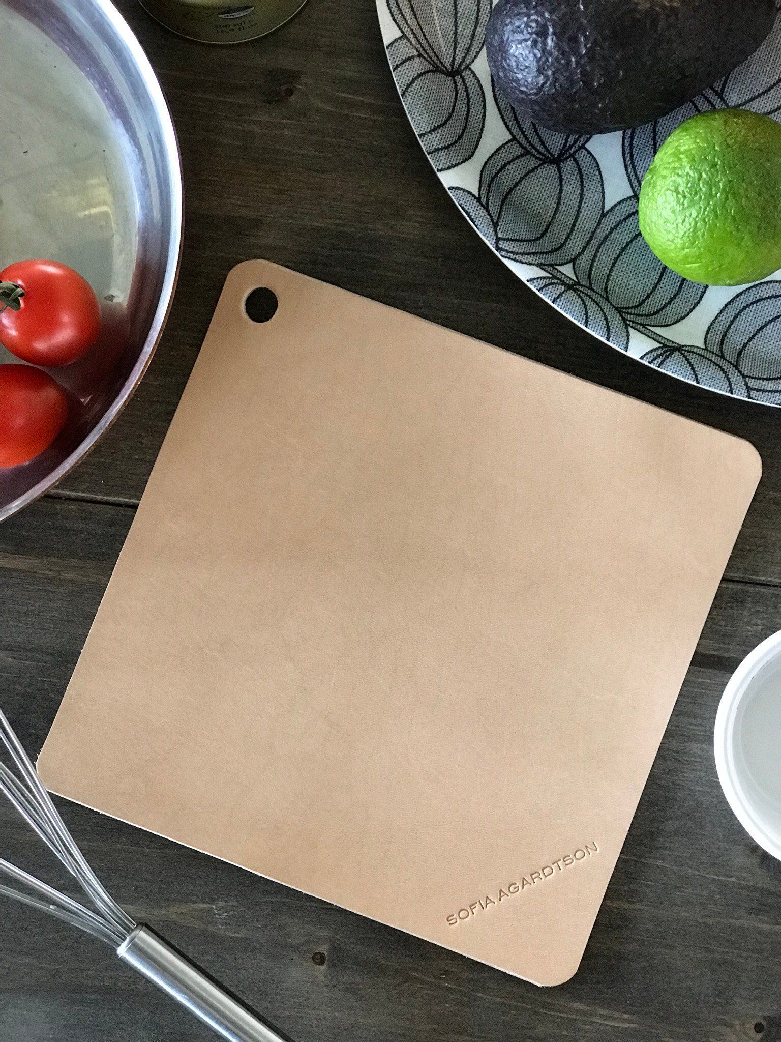 Leather Trivet - Grytunderlägg i läder