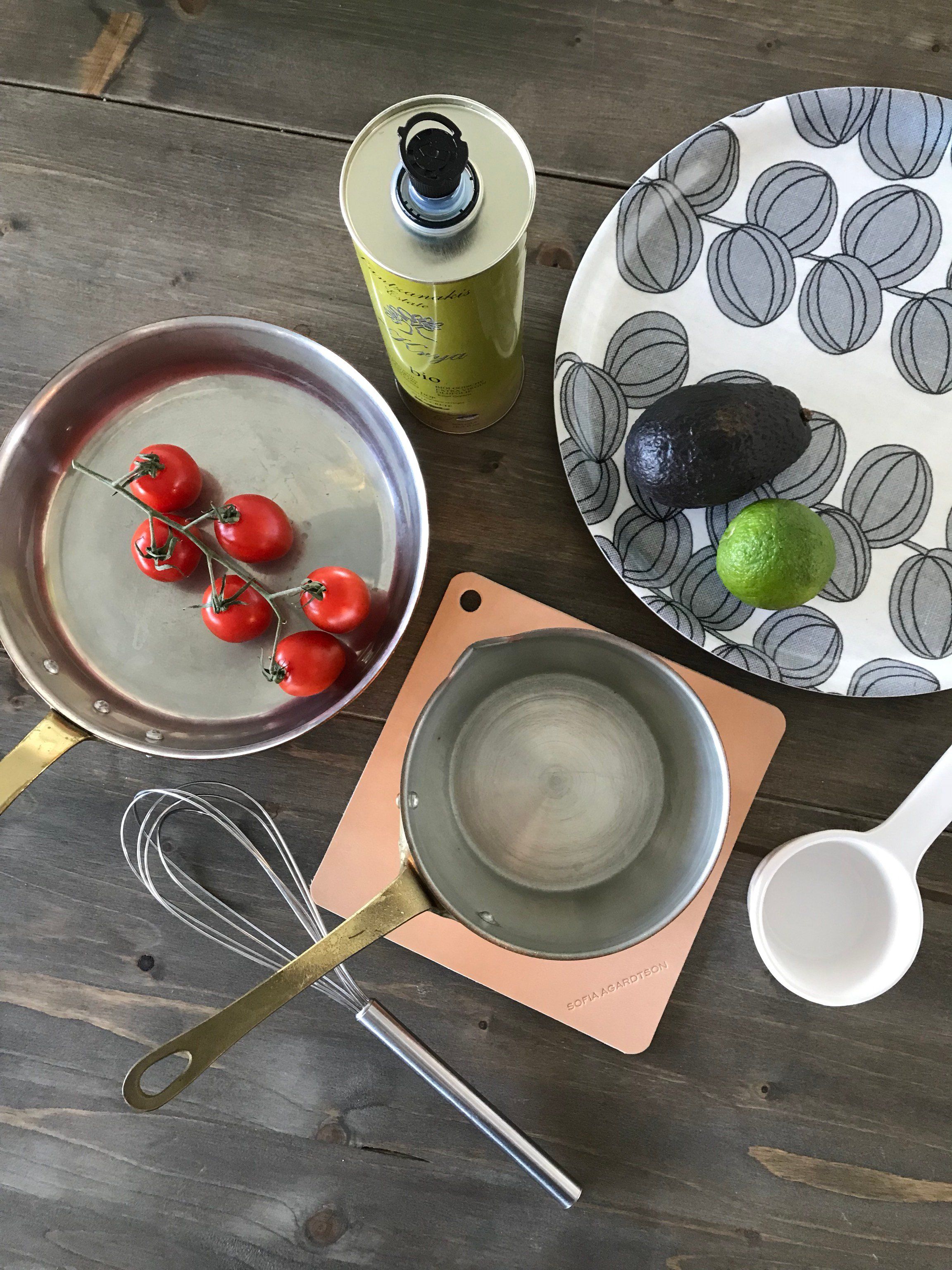 Leather Trivet - Grytunderlägg i läder
