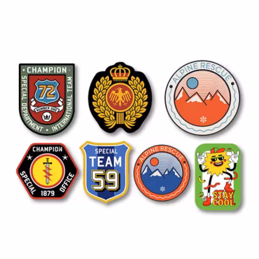Sport & Outdoor – Självhäftande tygmärken 7st