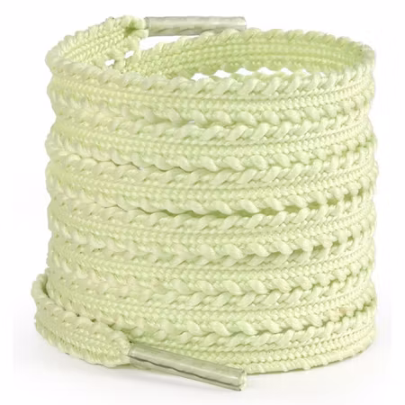 Premium Löparskosnören – platt med flätade kanter (120 cm)