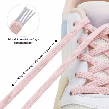 Premium Lazy skosnören – Elastiska med magnetiska snabblås
