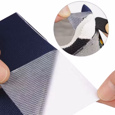 Självhäftande laglappar för skor - Sammetstyg Ark 15x15cm