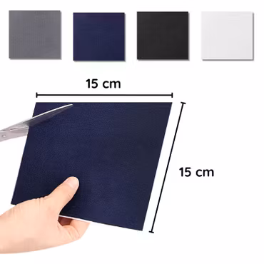 Självhäftande laglappar för skor – Sammetstyg Ark 15x15cm