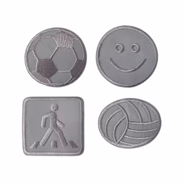 Påstrykbara reflexfigurer Sport & Kul – 4 motiv