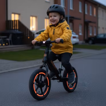 Reflexstickers för små hjul 12-pack – barnvagn & cykel