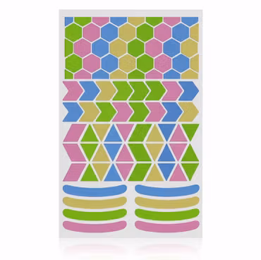 Reflexstickers geometriska 3M – färgglada dekaler