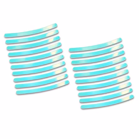 Reflexstickers för Cykelhjul – 20-pack självhäftande stripes för maximal synlighet
