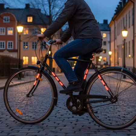 Reflexstickers Kit 67-pack – Premium dekaler för cykel, hjälm & barnvagn