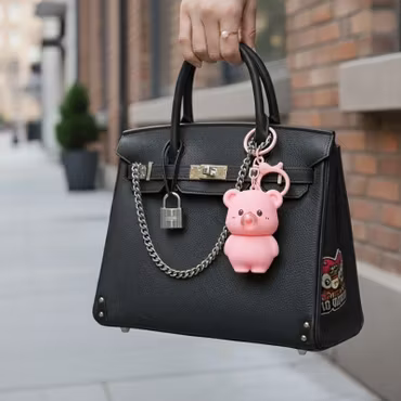 Pink Bear Bubble Squeeze