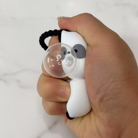 Panda Bubble Squeeze Bag Charm
