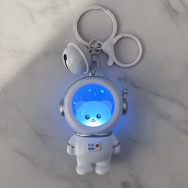 Astronaut Panda med ljuseffekt